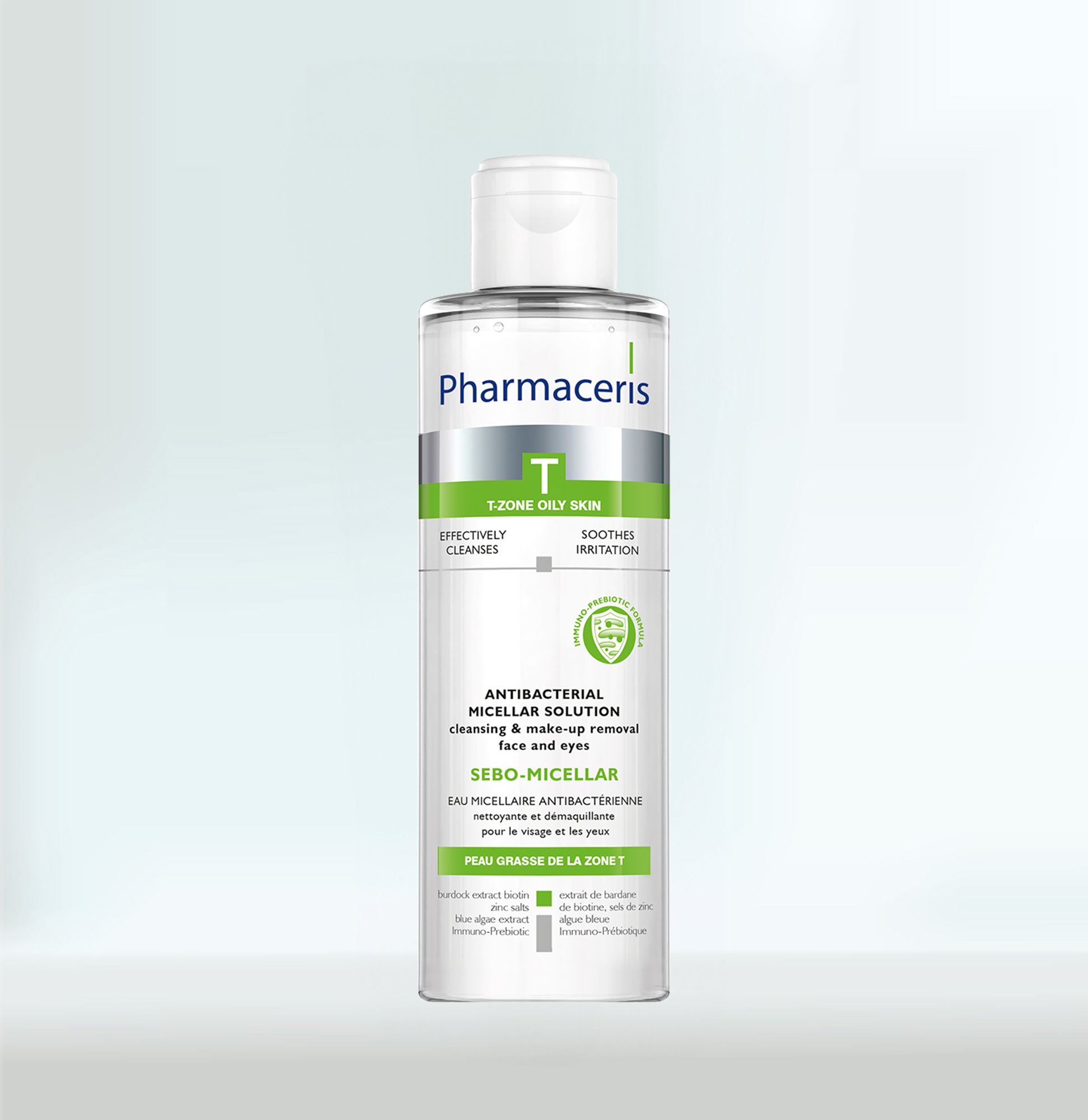 PHARMACERIS SEBO-MICELLAR: Nước Tẩy Trang Chuyên Biệt Cho Da Dầu, Mụn