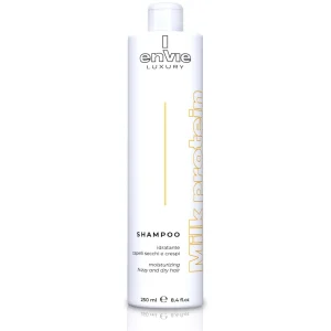 Dầu Gội Envie Luxury Milk Protein Hidra thuộc dòng Luxury Milk Protein, được phát triển dành riêng cho tóc khô xơ, tóc rối và khó vào nếp