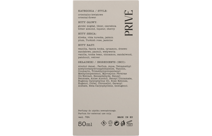 Made in Lab Privé Crimson Nectar là dòng nước hoa nữ đến từ Ba Lan, mang hương thơm ngọt ngào, quyến rũ và sang trọng, nổi bật với sự kết hợp của anh đào, mận, hoa hồng và vani.