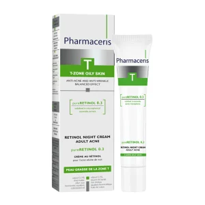 Kem dưỡng tái tạo da ban đêm Pharmaceris Pure Retinol 0.3 giảm mụn và ngăn ngừa lão hoá